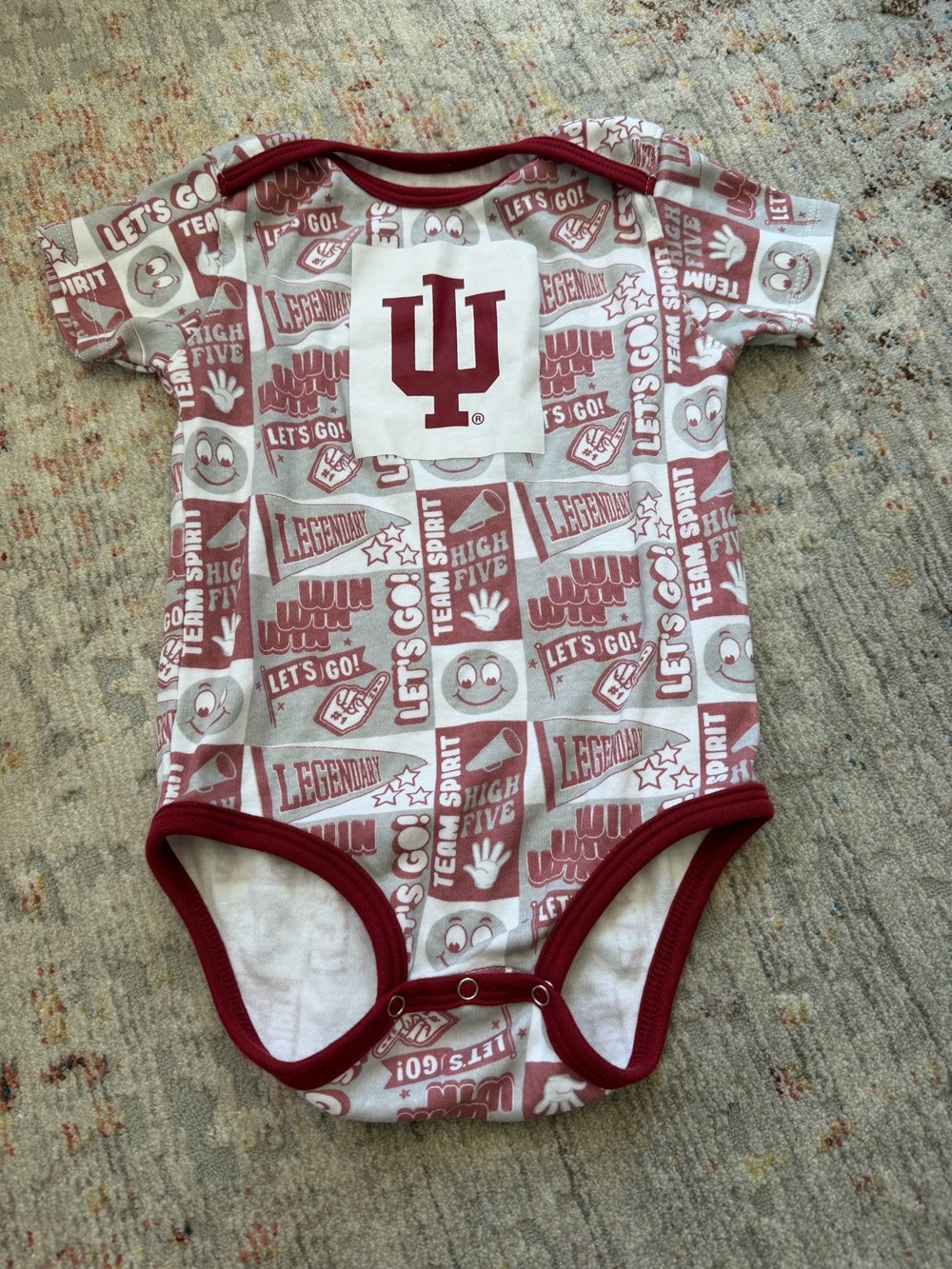 Indiana Hoosiers IU Baby Bodysuit 24M
